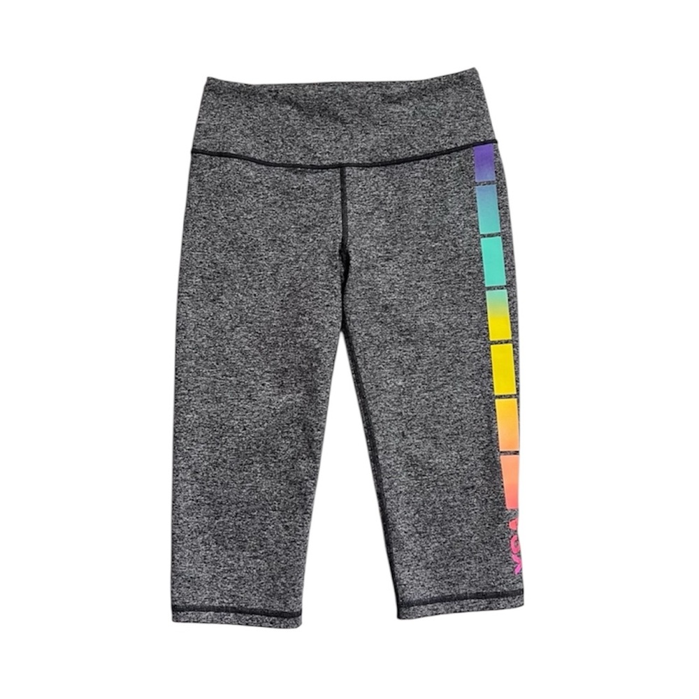 VSX Knockout Victoria’s Secret Sport Cropped Capri Legging Tights Grey Medium